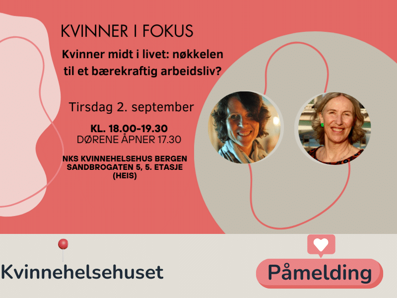 Kvinner i fokus-arrangement 2. september