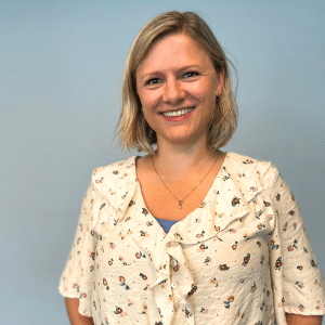 Bilde av kontaktperson til Kvinnekafé – prosjektkoordinator Sigrid Totland.