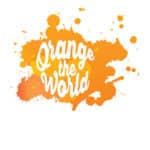Logo for Orange the World-kampanjen mot vold mot kvinner.
