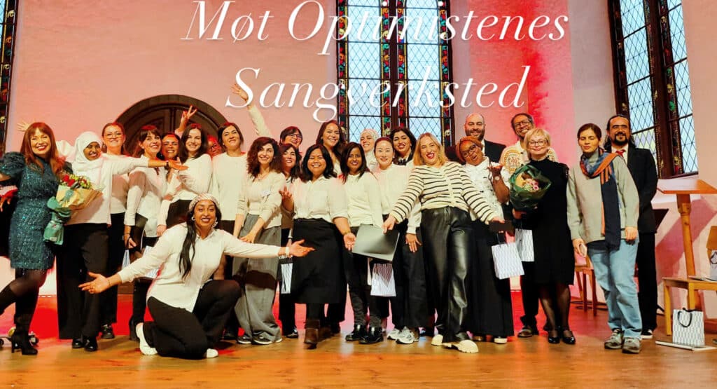 Bilde av koret Optimistenens Sangverksted