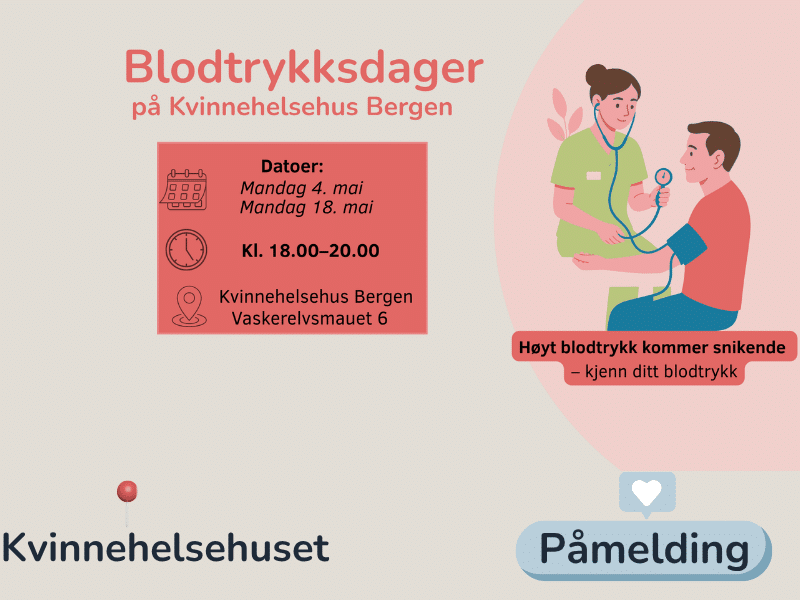 Blodtrykksdager påmelding