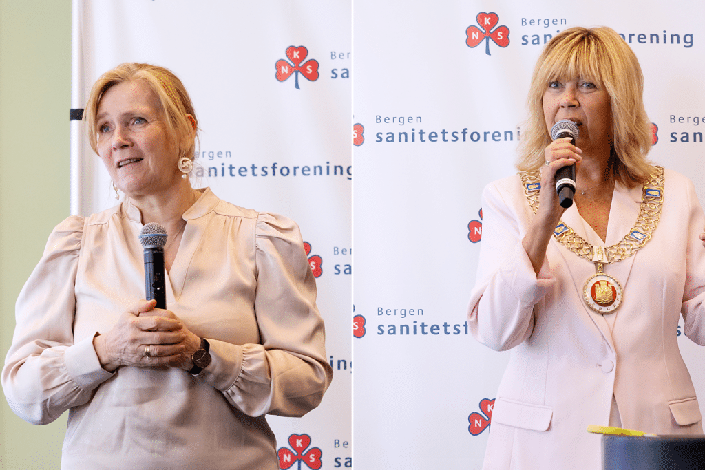 Bildet viser Christine Meyer og Marit Warncke