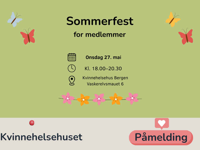 Invitasjon til sommerfest for medlemmer